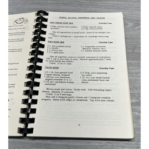 Home Made Cooking Cookbook Bayview Athol Belmont Idaho Womens Club Recipes 1993 - Picture 3 of 8